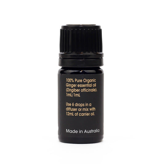 Organic Ginger Essential Oil back