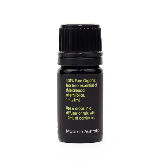 Organic Tea Tree Essential Oil back