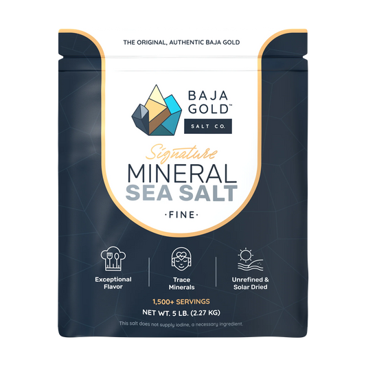 Baja Gold Signature Mineral Sea Salt - Natural Grain 2.27kg