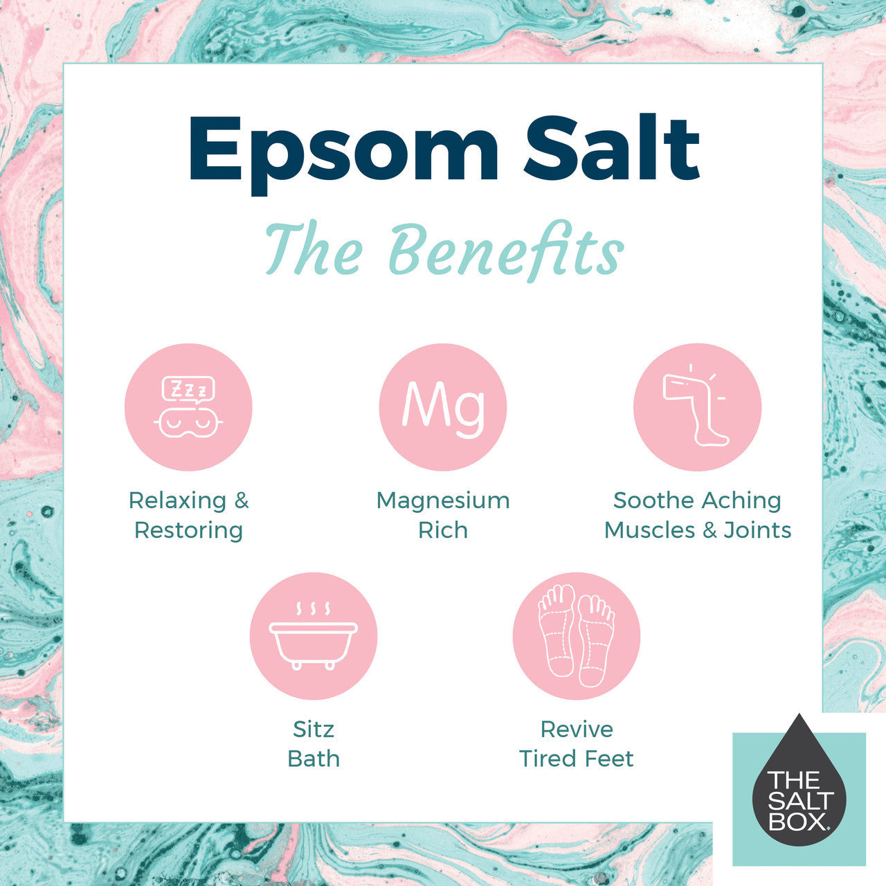 Natural Epsom Salt 20kg - two 10kg zip lock bags