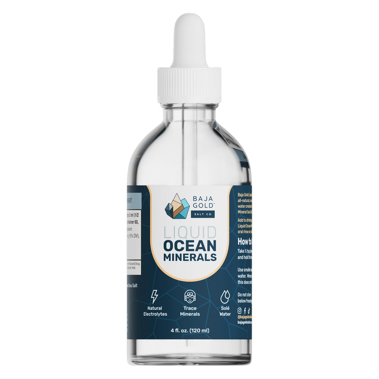Baja Gold Liquid Ocean Minerals 120ml
