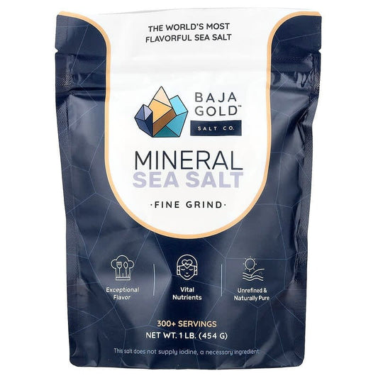 Baja Gold Signature Mineral Sea Salt - Fine Grain 454g