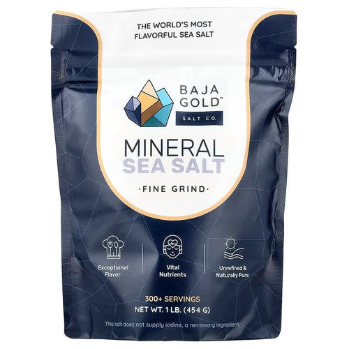 Baja Gold Mineral Sea Salt - Fine Grain 454g