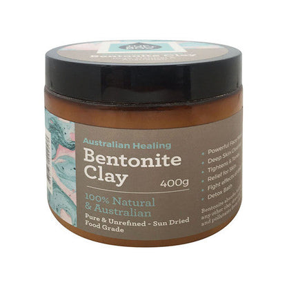 Australian Bentonite Clay Food Grade 400g Jar
