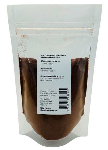 Cayenne Pepper Pouch 100g back