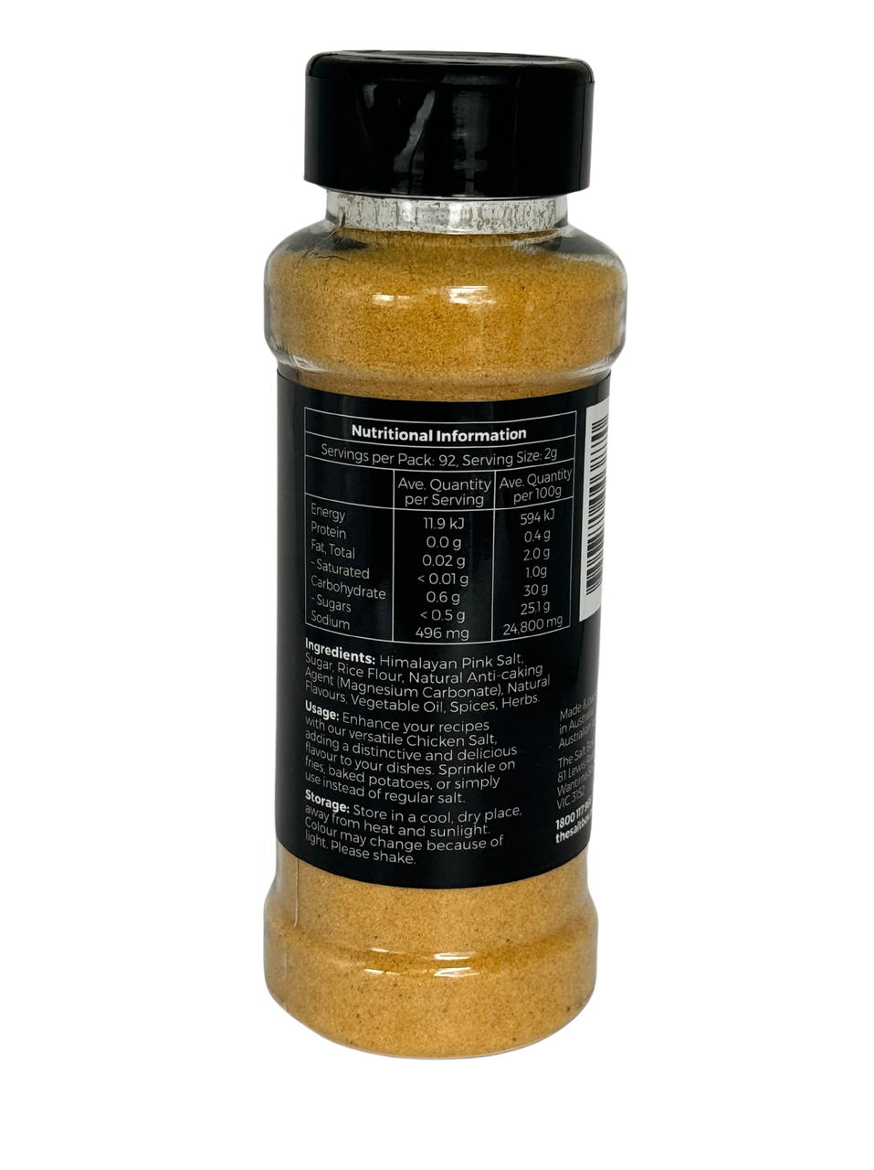 Himalayan Chicken Salt The Salt Box back