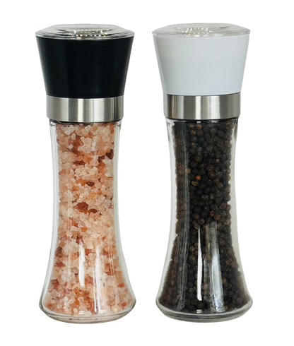 Himalayan Salt & Black Pepper Grinders (Twin Pack)