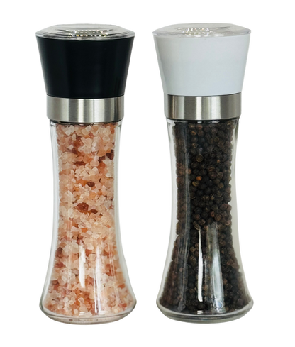 Himalayan Salt & Black Pepper Grinders (Twin Pack)
