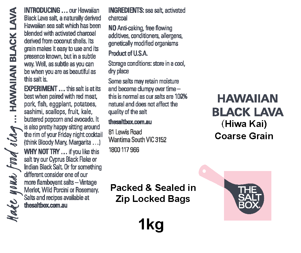 Hawaiian Black Coarse  Bulk Pack 1kg