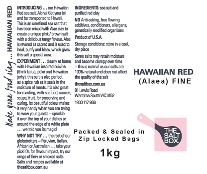 Hawaiian Red (Alaea) Fine Bulk Pack 1kg