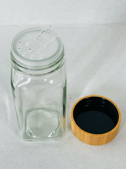 Shaker Jar for Salt, Herbs & Spices top off angle