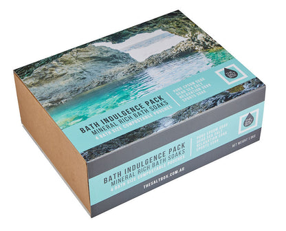 Bath Indulgence Pack - Lovely Gift  presentation of 4 of our popular bath salts