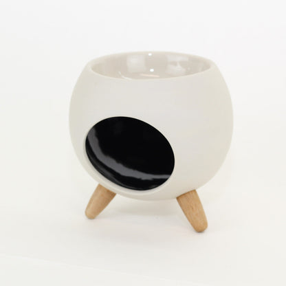 Ceramic Essential Oil Burner - Hut Range angle