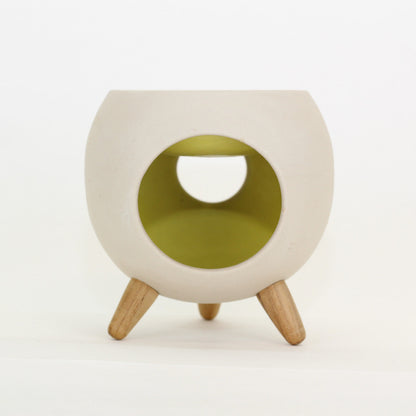 Ceramic Essential Oil Burner - Igloo yellow