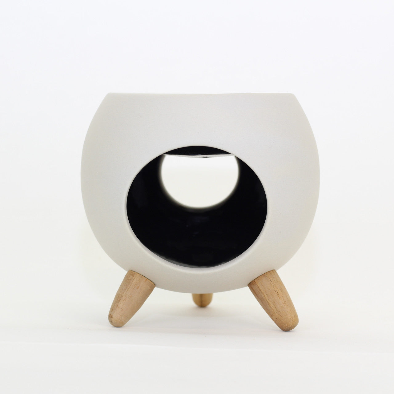 Ceramic Essential Oil Burner - Igloo black
