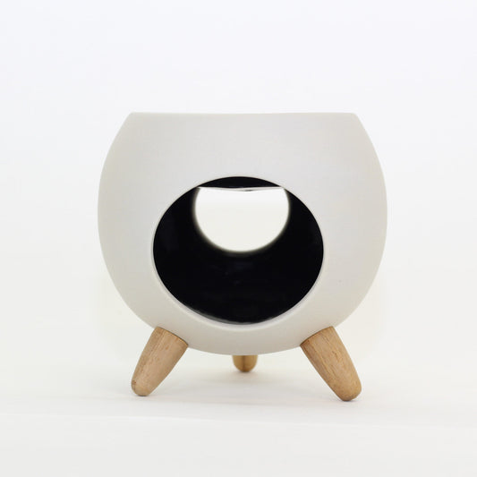 Ceramic Essential Oil Burner - Igloo black