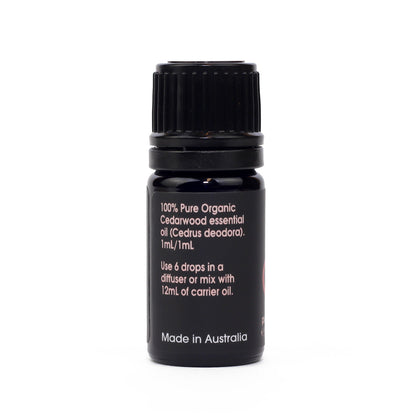 Organic Cedarwood Essential Oil back