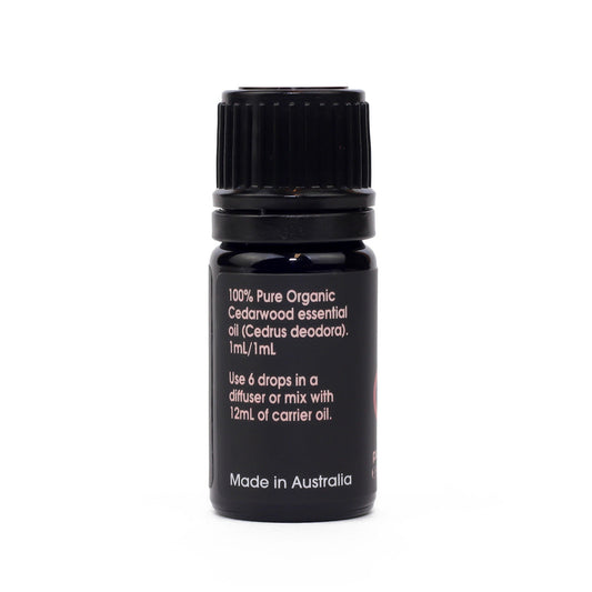 Organic Cedarwood Essential Oil back