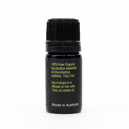 Organic Eucalyptus Essential Oil back