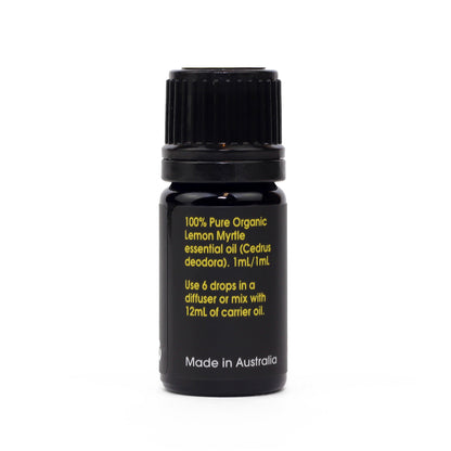Organic Lemon Myrtle Essential Oil back