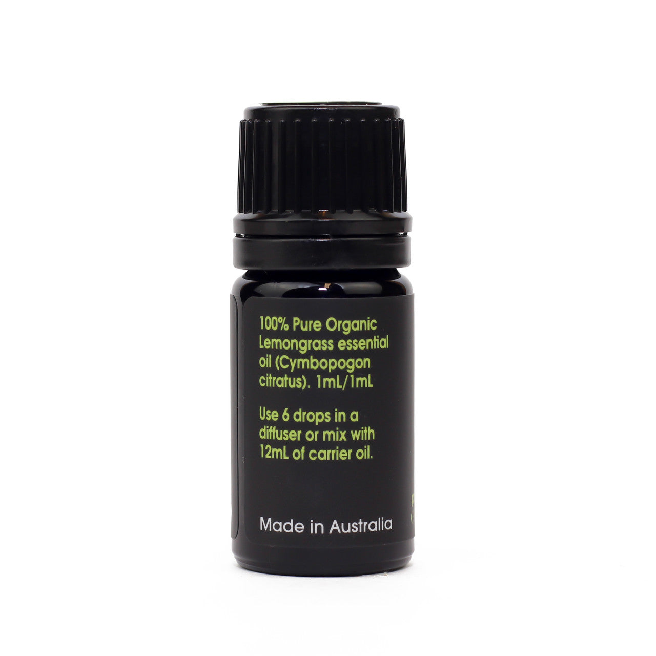 Organic Lemongrass Essential Oil back