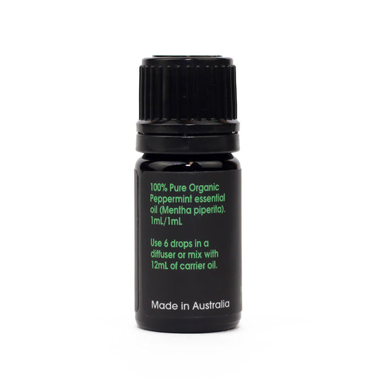 Organic Peppermint Essential Oil back