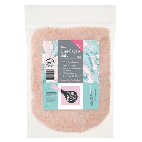 Himalayan Pink Salt Fine 3kg
