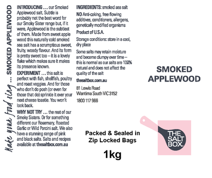 Applewood Smoked Bulk Pack 1kg label