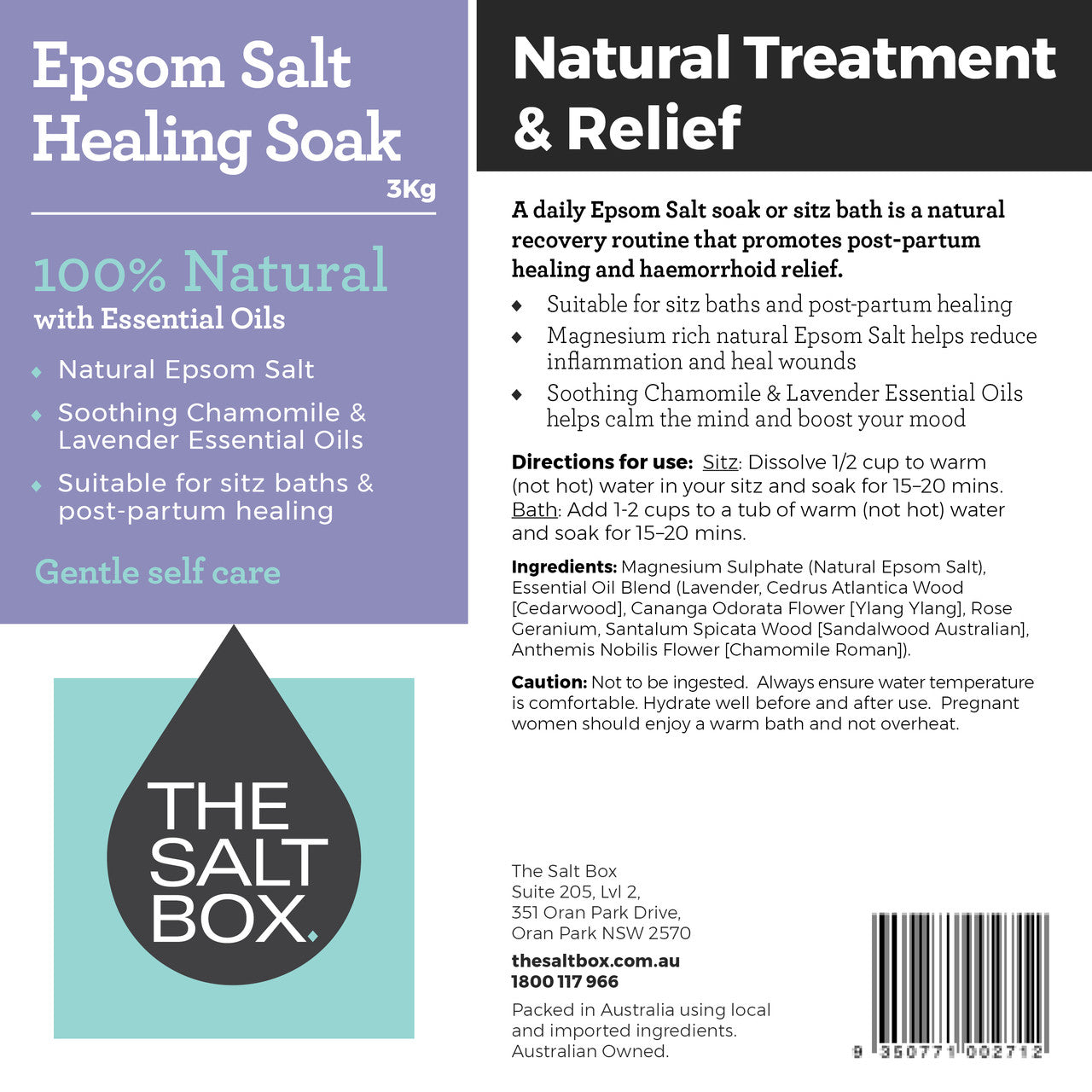 The Salt Box Healing Soak