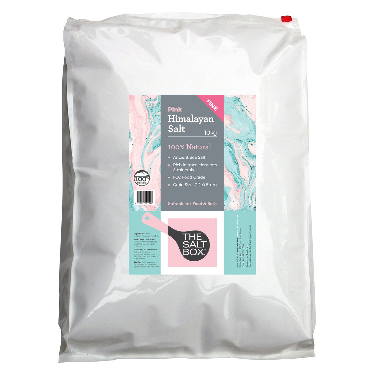 Himalayan Pink Salt Fine 10kg