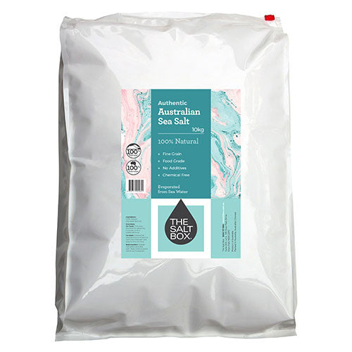 The Salt Box Australian Sea Salt 10kg Resealable Bag