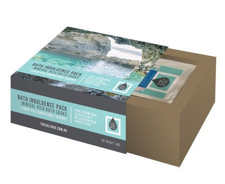 Bath Indulgence Pack - Lovely Gift  presentation of 4 of our popular bath salts