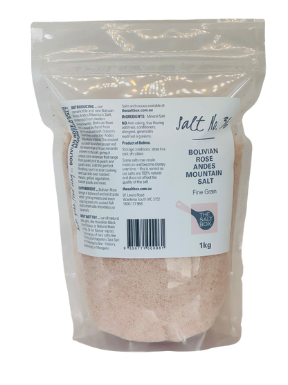 Bolivian Rose Andes Mountain Salt 1kg