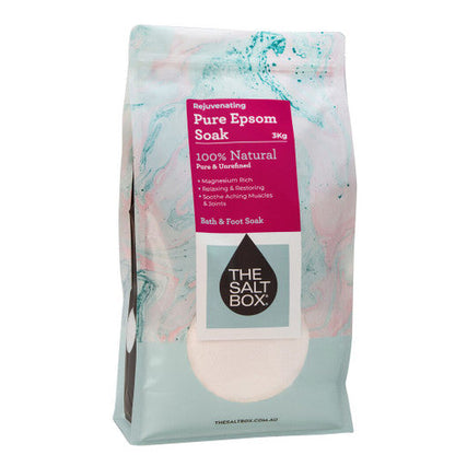 Natural Epsom Salts 3kg - Bittersalz - Food Grade