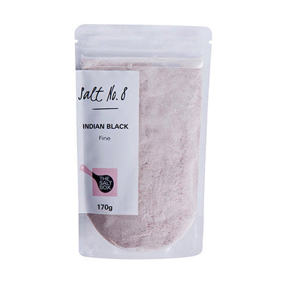 Indian Black Salt Kala Namak (Fine) 170g Pouch